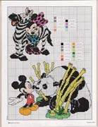 Schema punto croce Topolino