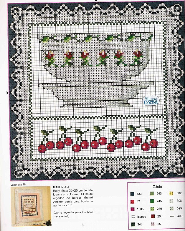 Schema punto croce Tazza 1