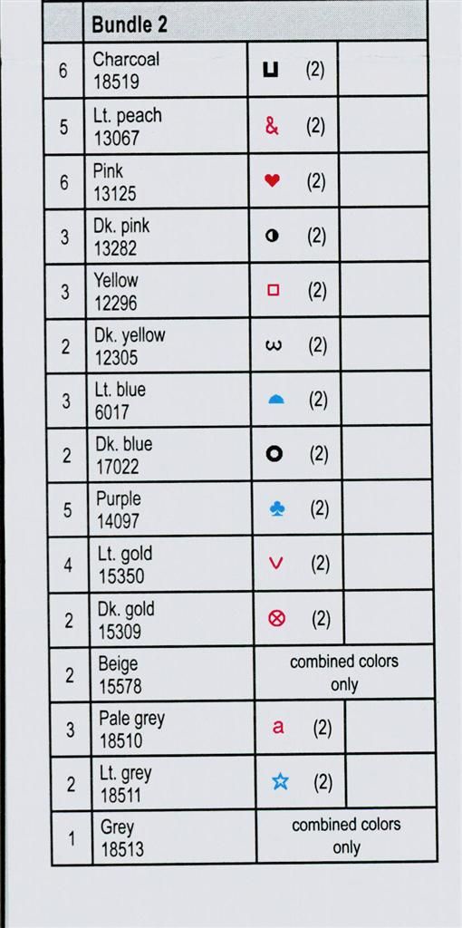 Schema punto croce Topini atelier 6