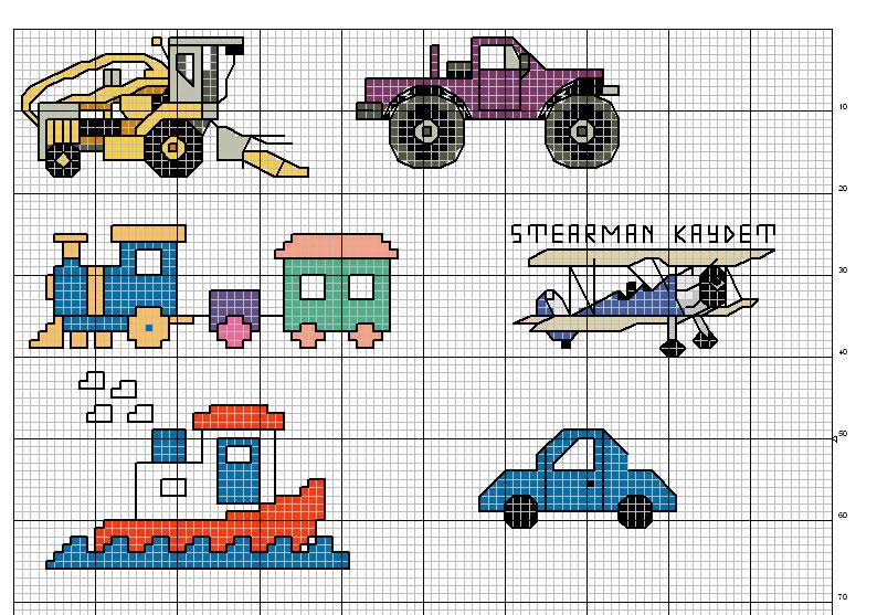 Schema punto croce Auto