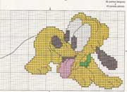 Schema punto croce Baby Pluto 3