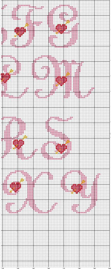Schema punto croce Alfabeto6 2