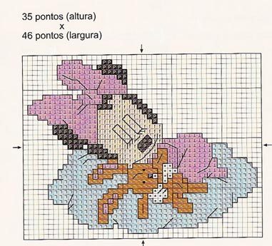 Schema punto croce Minnie3