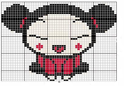 Schema punto croce Pucca 2