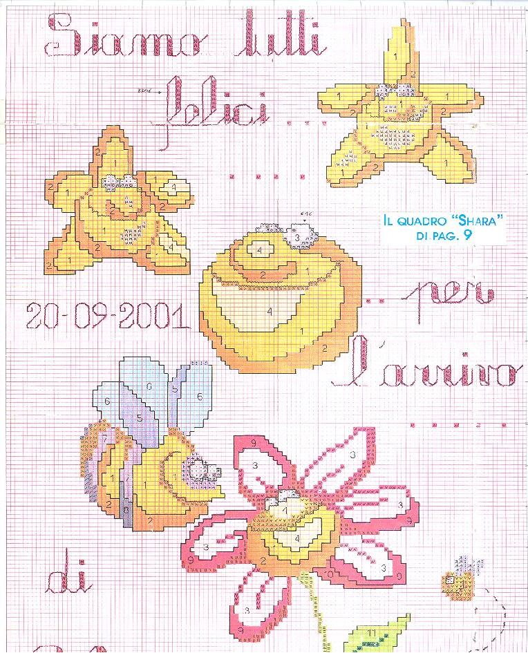 Schema punto croce Quadretto1