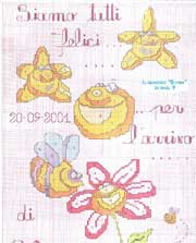 Schema punto croce Quadretto