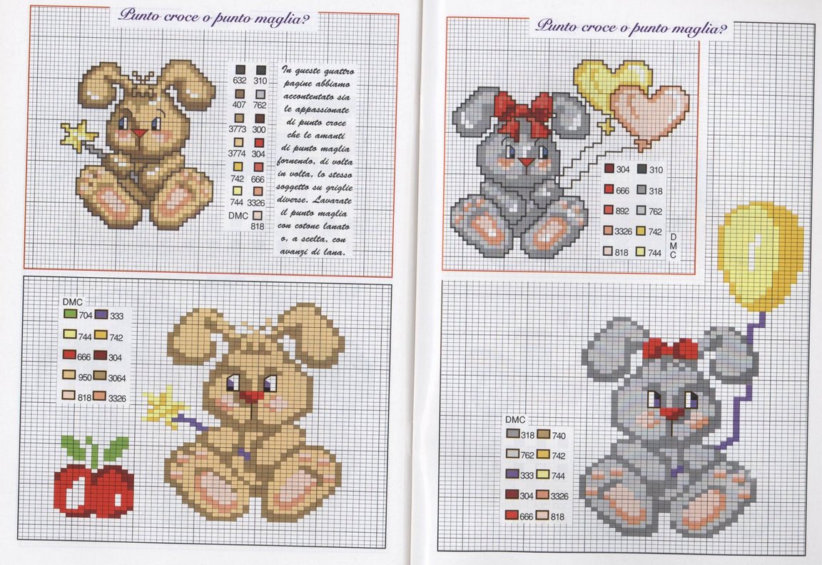 Schema punto croce Schemino