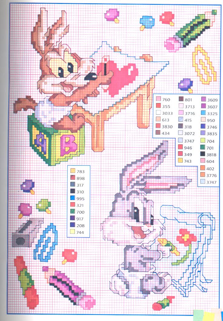 Schema punto croce BabyBunny