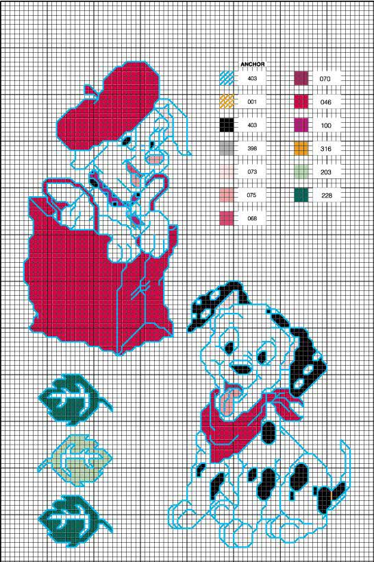 Schema punto croce Carica 101 2