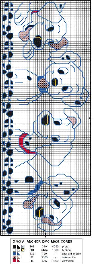 Schema punto croce Carica 101