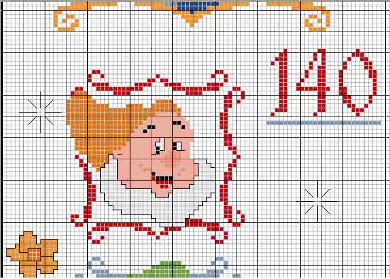 Schema punto croce Metro2