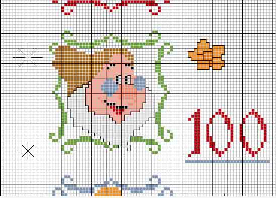 Schema punto croce Metro6