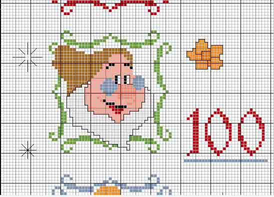 Schema punto croce Metro7nani 6