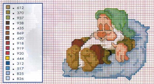 Schema punto croce Nano 1