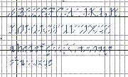 Schema punto croce alfabeto11