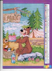 Schema punto croce Flinstone-2