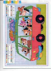 Schema punto croce Flinstone