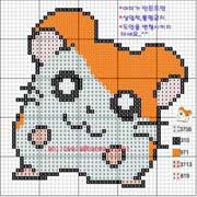 Schema punto croce Hamtaro-a