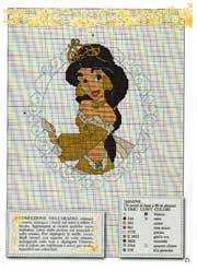 Schema punto croce Jasmine