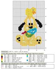 Schema punto croce Pluto-60
