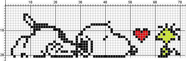 Schema punto croce Snoop5