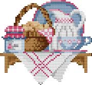 Schema punto croce Colazione