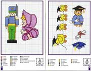 Schema punto croce Soldatino