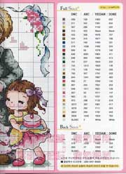 Schema punto croce Sposi e Damigelle 2