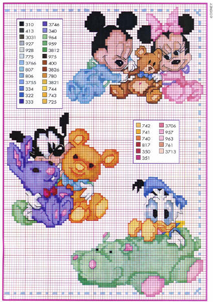 Schema punto croce Disney6