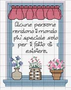 Schema punto croce Finestra