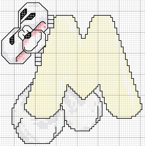 Schema punto croce M diddl