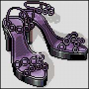 Schema punto croce Scarpe da donna 4