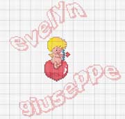 Schema punto croce Evelyn Giuseppe