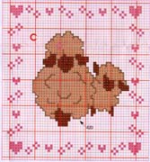 Schema punto croce Quadrato4