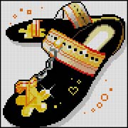 Schema punto croce Scarpine4