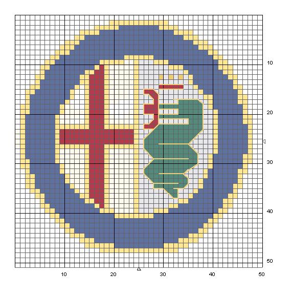Schema punto croce 16