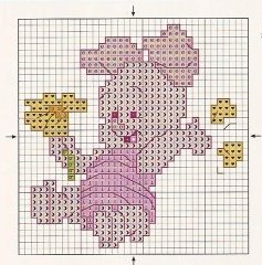 Schema punto croce Baby pimpi