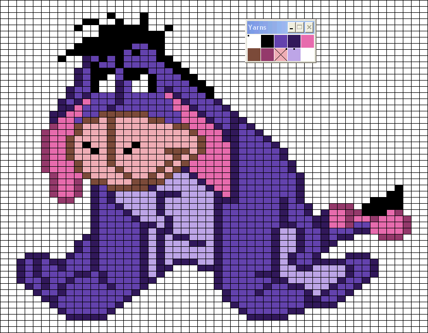 Schema punto croce Hi ho