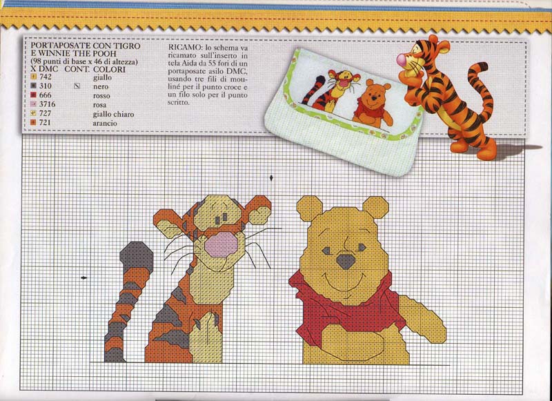 Schema punto croce Personaggi winnie2