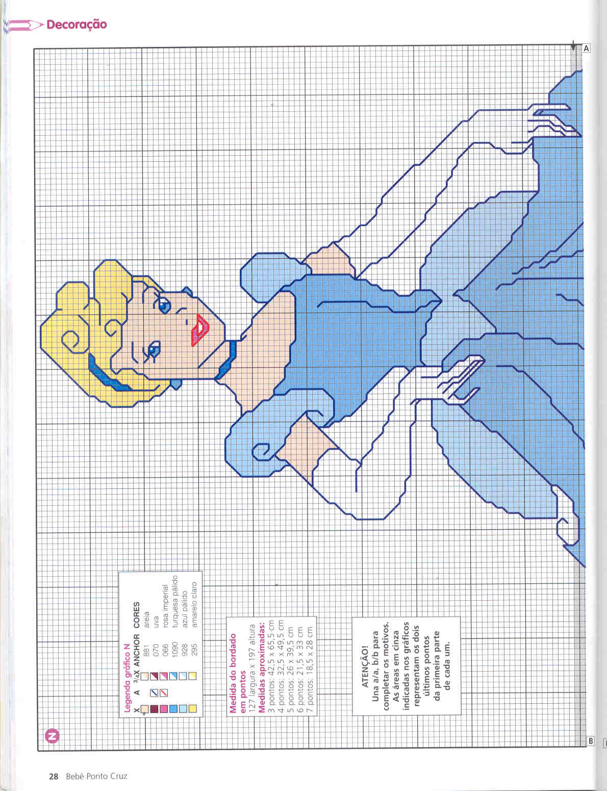 Schema punto croce Principessa1