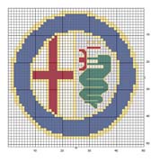 Schema punto croce 16