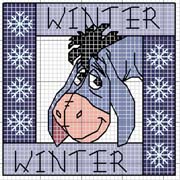 Schema punto croce Asinello