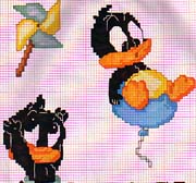 Schema punto croce baby looney47