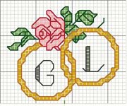 Schema punto croce Fedi