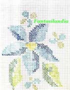 Schema punto croce fiore2