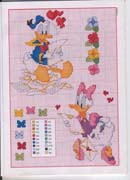 Schema punto croce paperina2