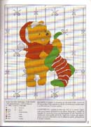 Schema punto croce Winni Natale