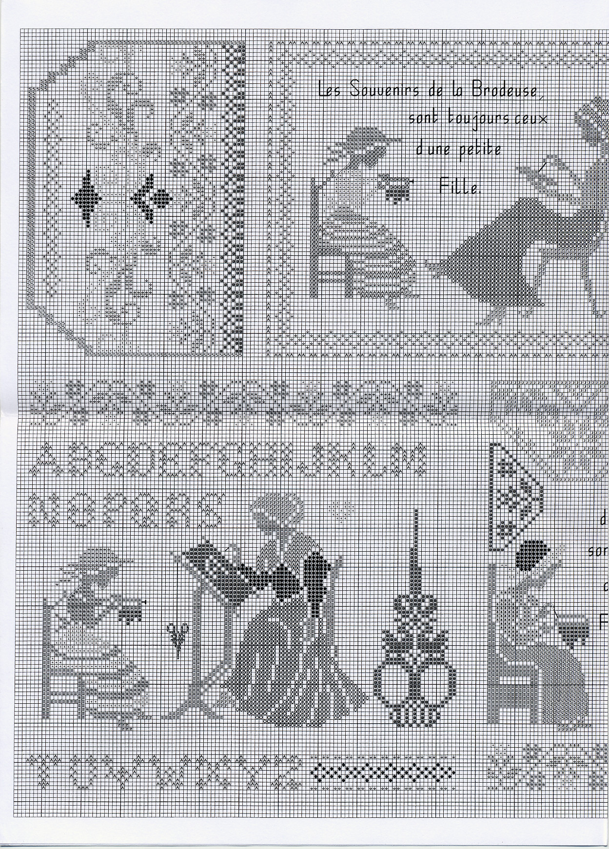 Schema punto croce Arte ricamo 5