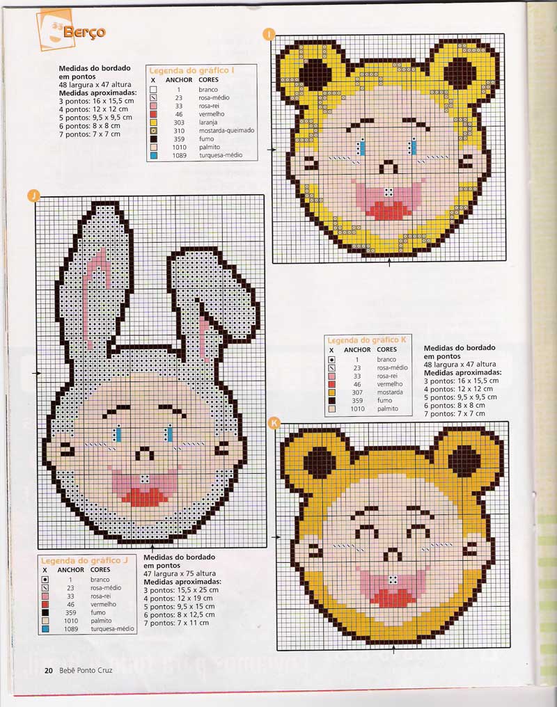 Schema punto croce Bebe