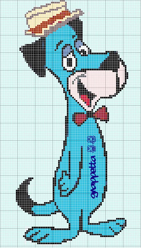 Schema punto croce Braccobaldo